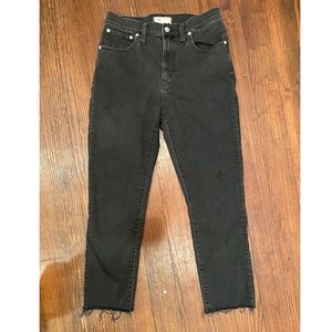 Madewell high rise slim boyjeans